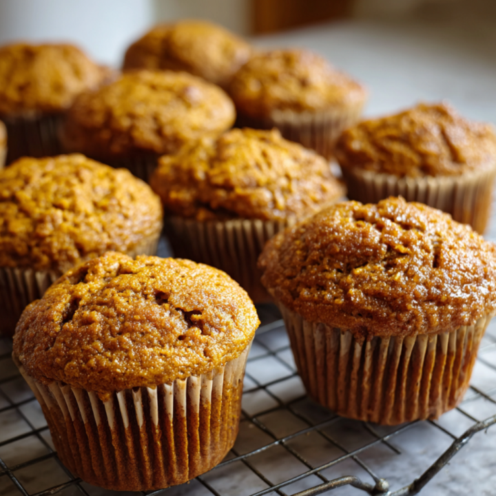 vegan pumpkin spiced muffins