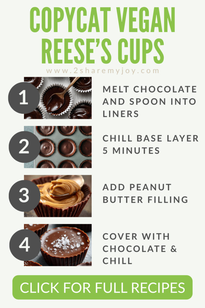 Love Reese’s but need a vegan version? 🥜🍫 These easy homemade peanut butter cups are rich, creamy, and made with just a few ingredients. Melt chocolate, add peanut butter filling, and chill — that’s it! Perfect for meal prep, gifting, or a quick sweet fix. Save this recipe for the ultimate dairy-free candy that tastes just like the classic. 🌱✨