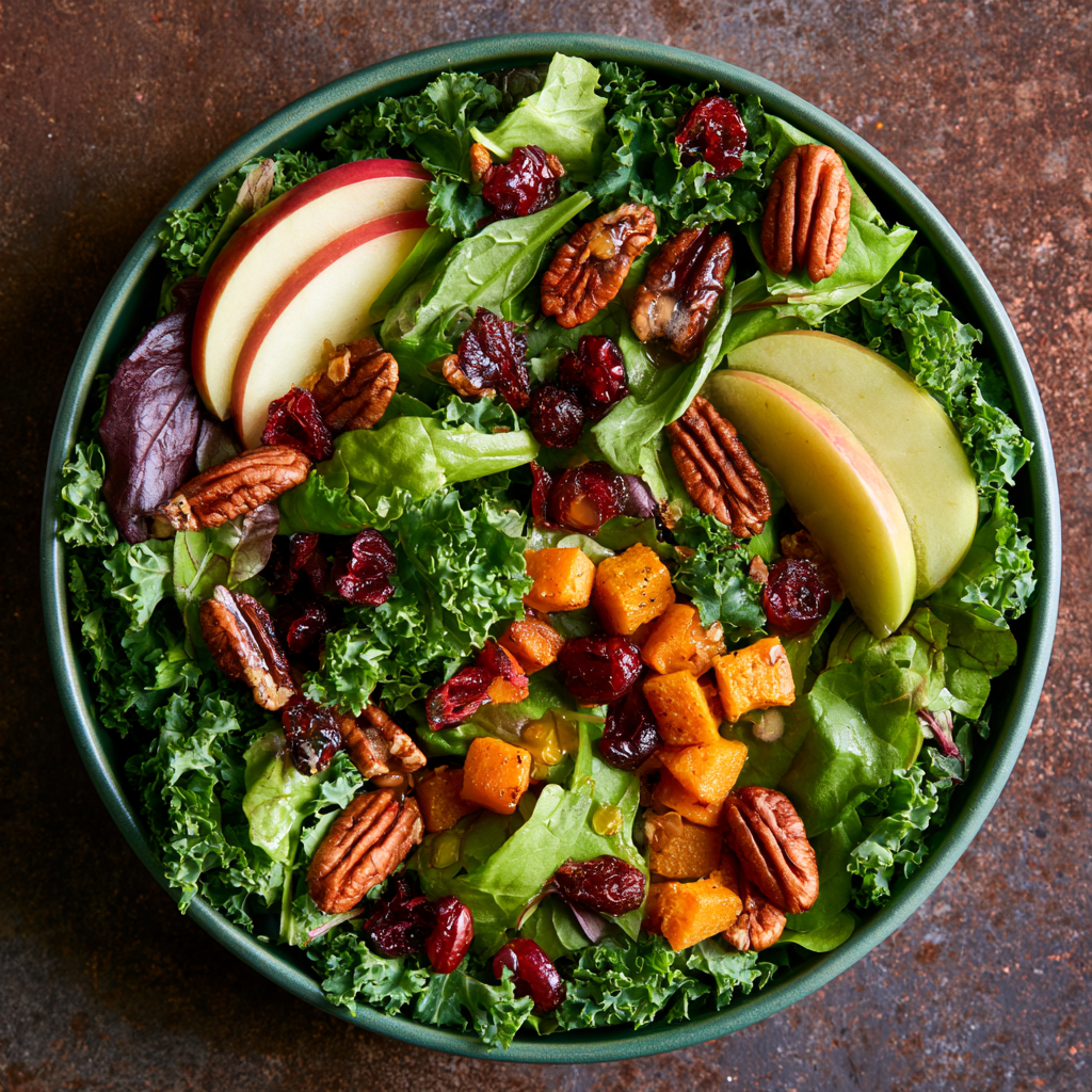 Harvest Salad with Maple Dijon Dressing