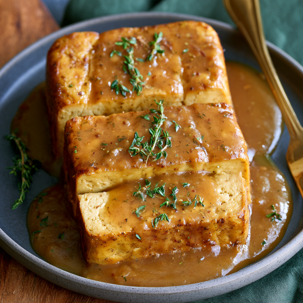 tofu roast with gravy