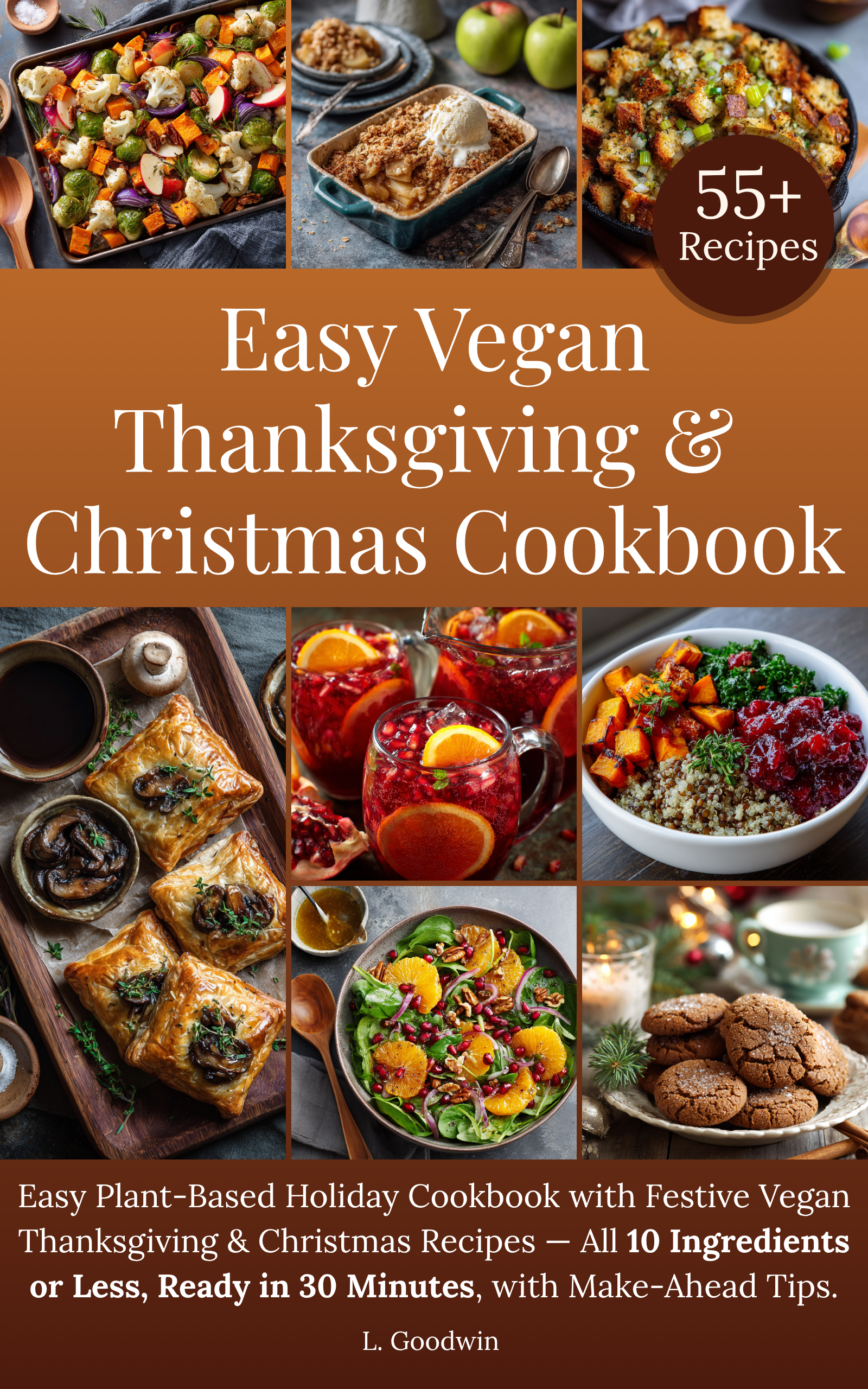 Easy Vegan Thanksgiving & Christmas Cookbook cover