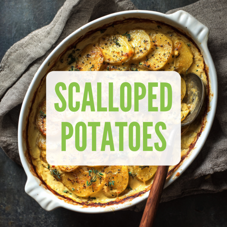 These creamy vegan scalloped potatoes are the ultimate holiday comfort food! Thinly sliced potatoes baked in a silky cashew cream sauce — rich, garlicky, and totally dairy-free. Perfect for Thanksgiving, Christmas, or any cozy dinner. Make ahead, bake fresh, and watch everyone go back for seconds! 🌱✨ #VeganHolidayRecipes #ThanksgivingSides #VeganChristmasDinner