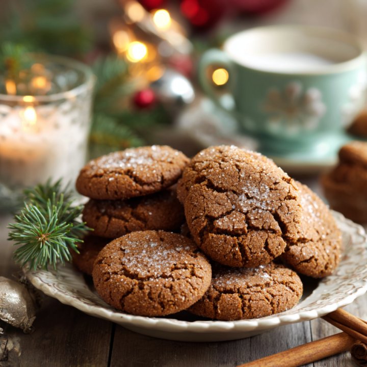 These 1-bowl gingerbread cookies are soft, cozy, and full of warm holiday flavor. Made with molasses, brown sugar, and fragrant spices, they’re completely vegan and come together in just 20 minutes with minimal cleanup. Perfect for holiday baking or anytime you crave a quick, festive treat!