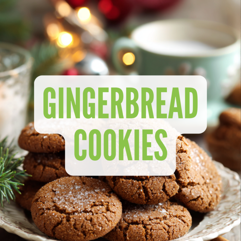 These 1-bowl gingerbread cookies are soft, cozy, and full of warm holiday flavor. Made with molasses, brown sugar, and fragrant spices, they’re completely vegan and come together in just 20 minutes with minimal cleanup. Perfect for holiday baking or anytime you crave a quick, festive treat!