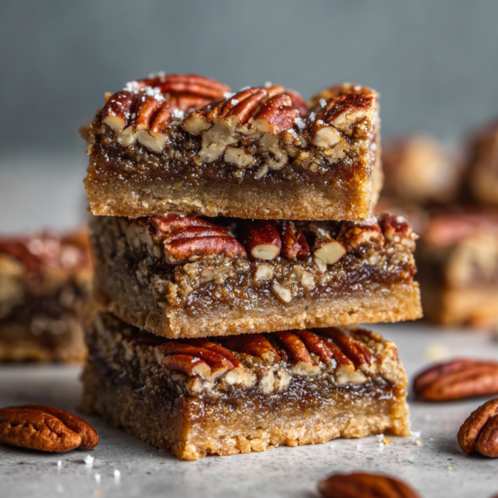 These easy pecan pie bars taste just like the classic Southern dessert — buttery crust, gooey maple-pecan filling, and no corn syrup! They’re vegan-friendly, simple to make, and perfect for Thanksgiving or Christmas dessert trays. One bowl, quick bake, and total crowd-pleaser. Save this for your next cozy fall baking day! 🍁🥧 #pecanpie #easyveganrecipes #holidaydessert