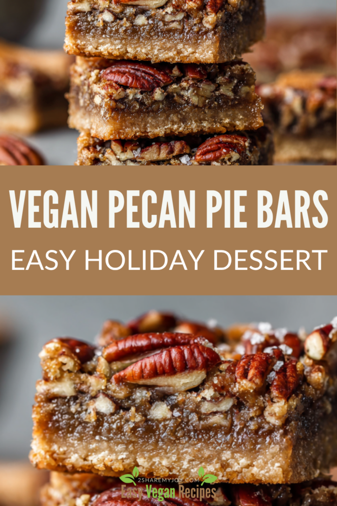 These easy pecan pie bars taste just like the classic Southern dessert — buttery crust, gooey maple-pecan filling, and no corn syrup! They’re vegan-friendly, simple to make, and perfect for Thanksgiving or Christmas dessert trays. One bowl, quick bake, and total crowd-pleaser. Save this for your next cozy fall baking day! 🍁🥧 #pecanpie #easyveganrecipes #holidaydessert