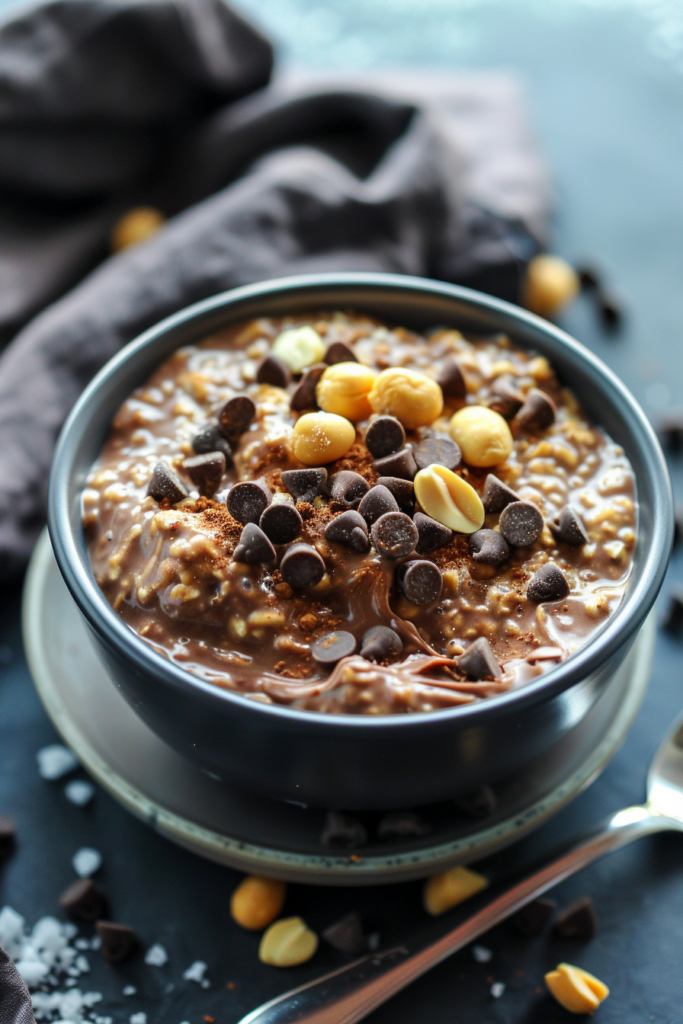Chocolate Peanut Butter Protein Oats