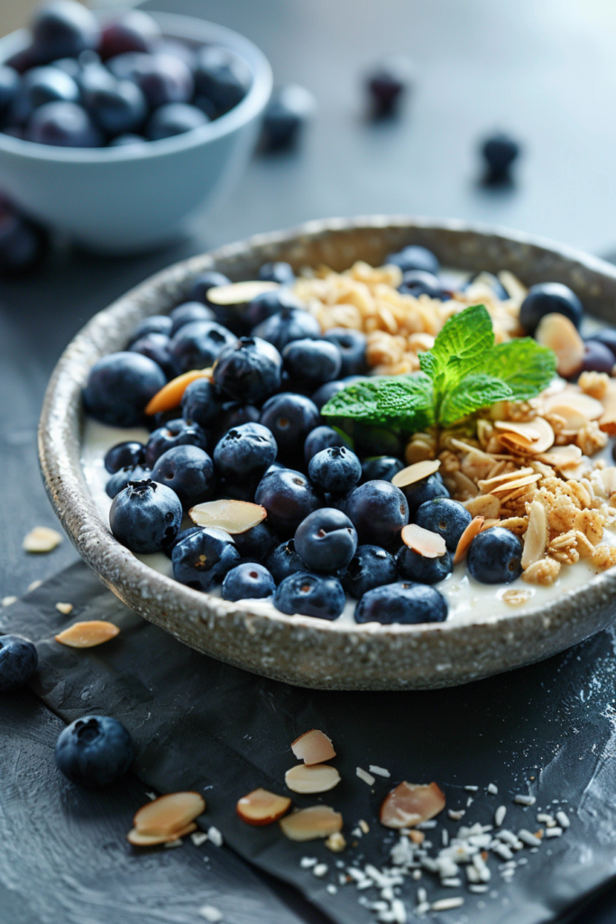 blueberry almond crunch