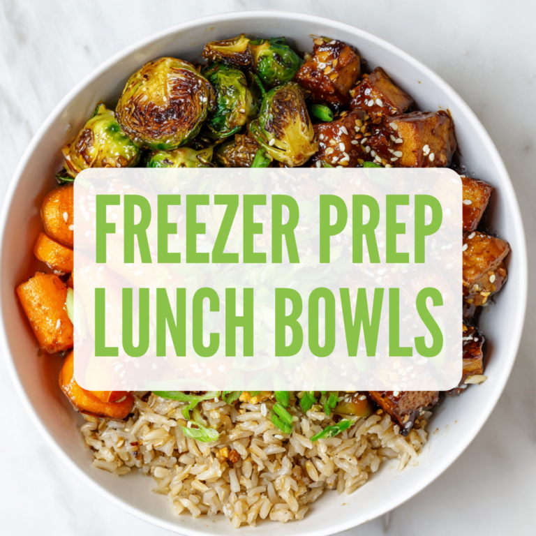 freezer prep lunch bowls