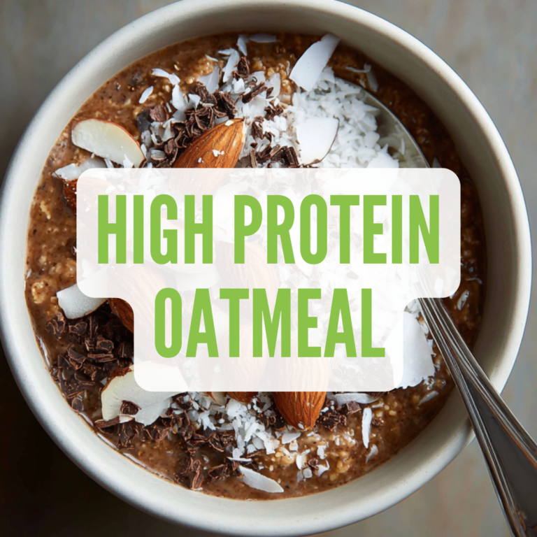 high protein oatmeal recipes