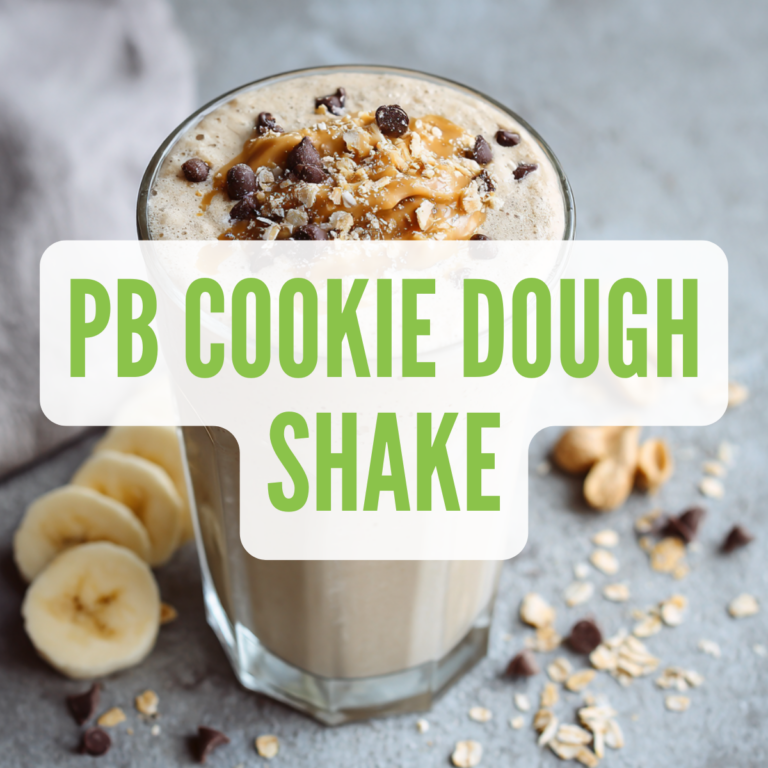 pb cookie dough shake high protein