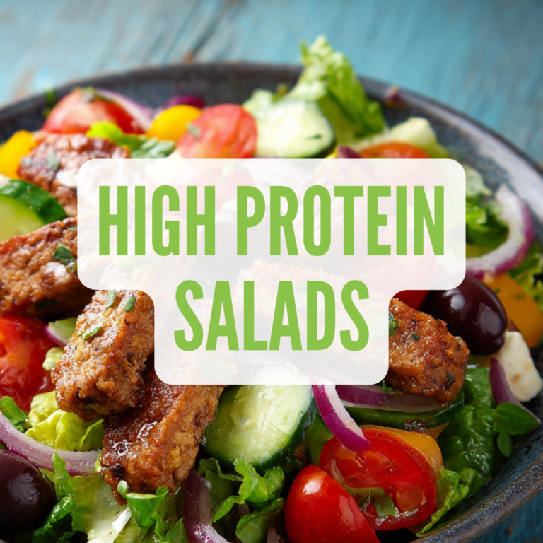 easy vegan high protein salads
