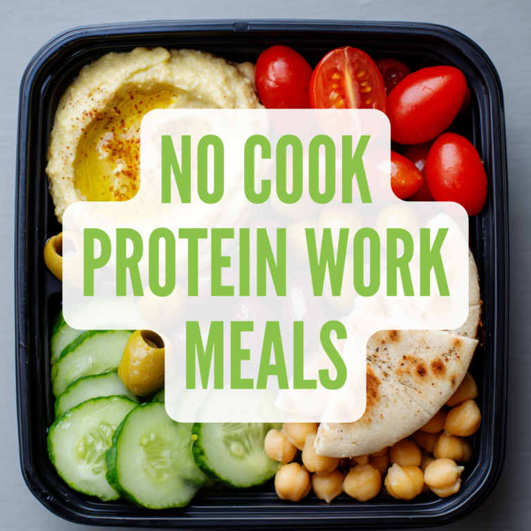 7 High-Protein No-Cook Vegan Meals for Work (20+ g Protein Each!)