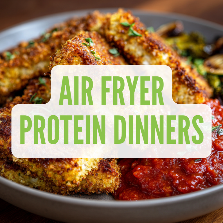 vegan high protein air fryer dinner ideas