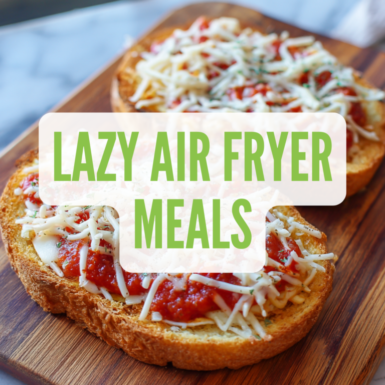LAZY VEGAN air fryer meals
