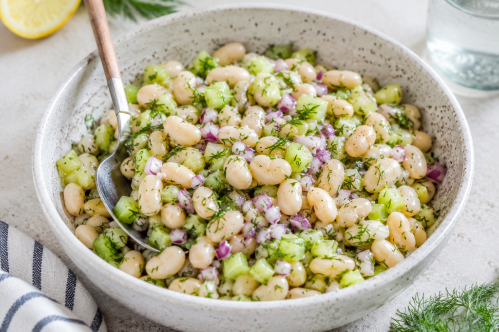 white bean salad vegan