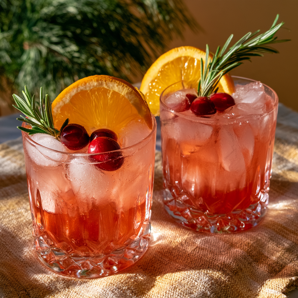 2. Cranberry Orange Autumn Spritz