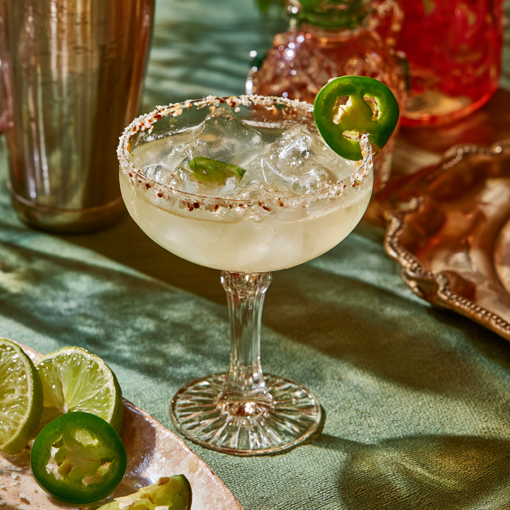 2. Spicy Jalapeño Margarita Mocktail