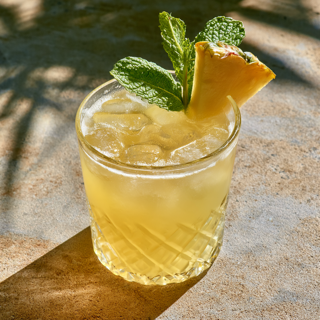 3. Pineapple Ginger Fizz