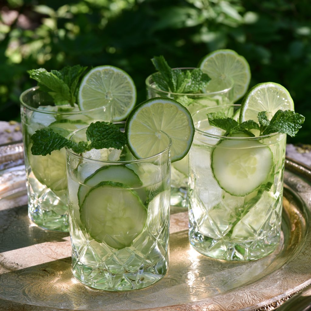 4. Cucumber Lime Mint Cooler