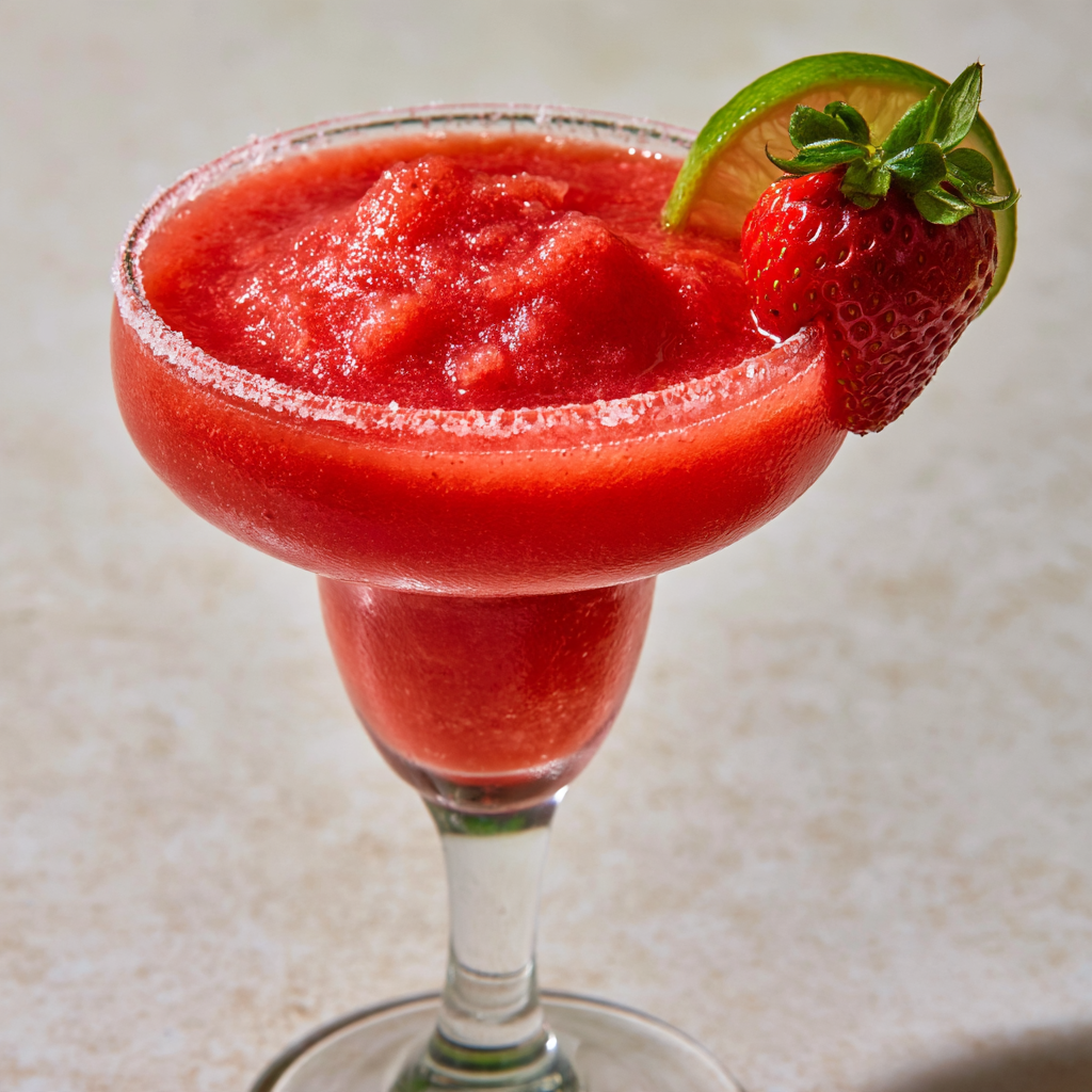 4. Strawberry Margarita Mocktail
