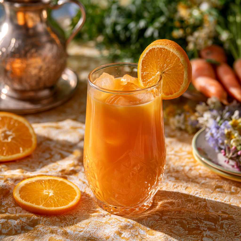 5. Carrot Orange Easter Mocktail