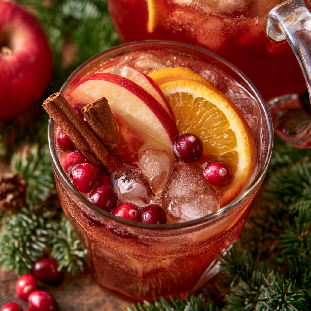 7. Cranberry Apple Cider Punch