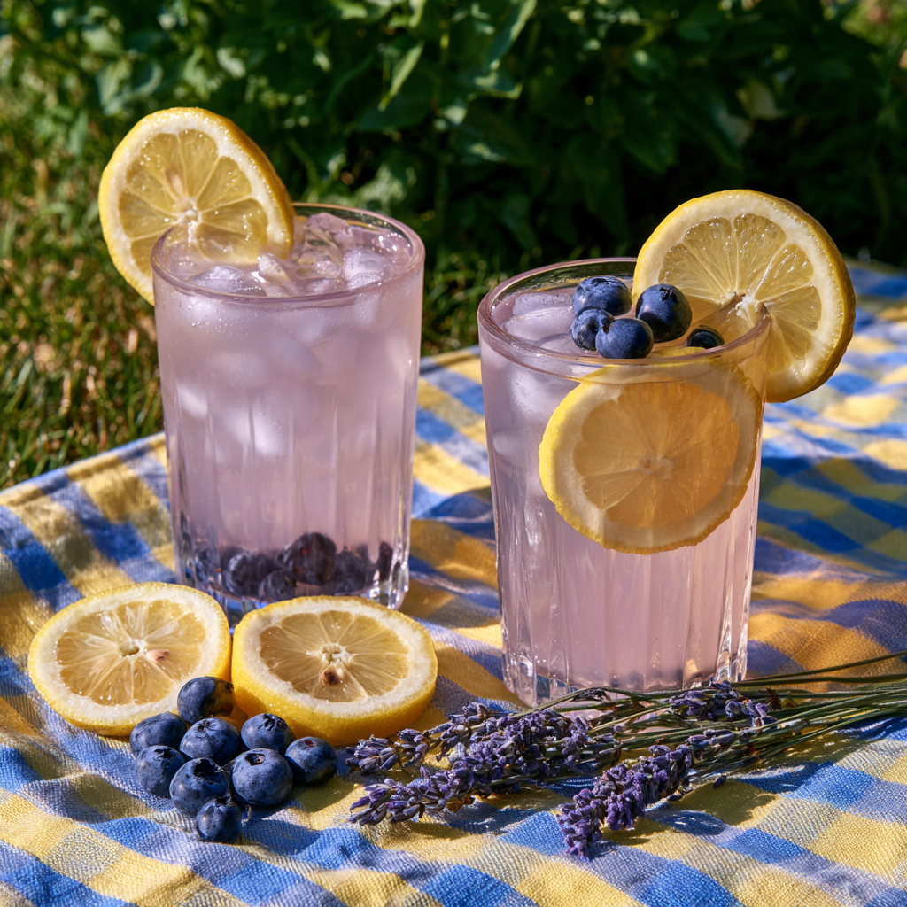 7. Blueberry Lavender Lemonade