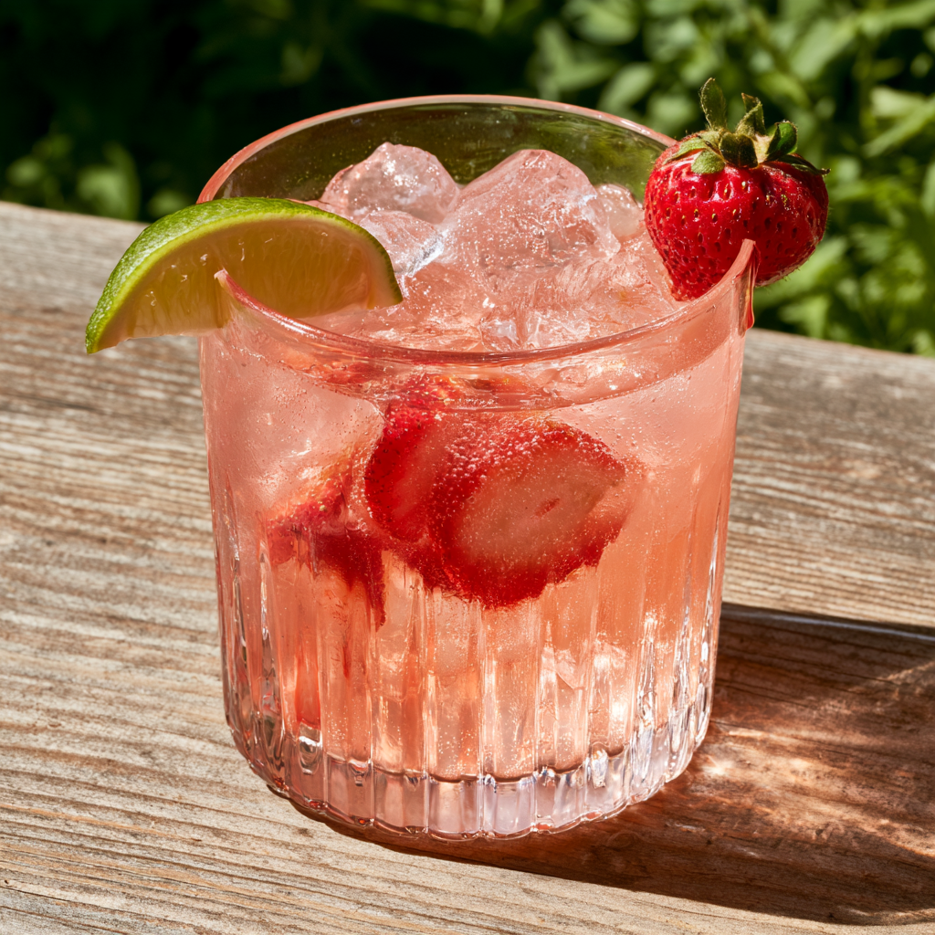 7. Strawberry Ginger Fizz