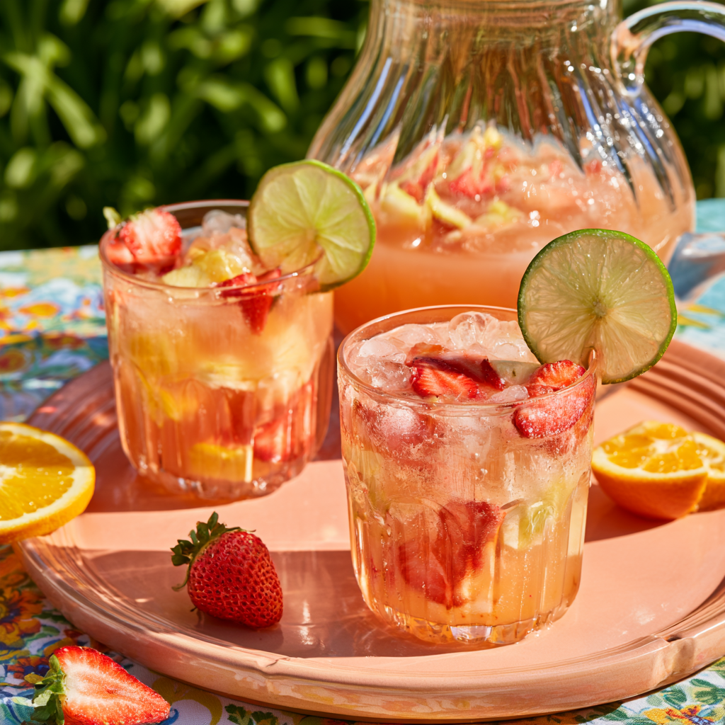 9. Strawberry Pineapple Easter Punch