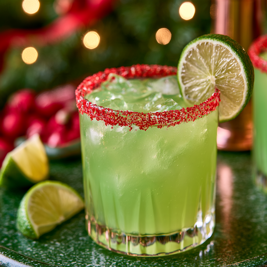 Grinch Christmas Mocktail