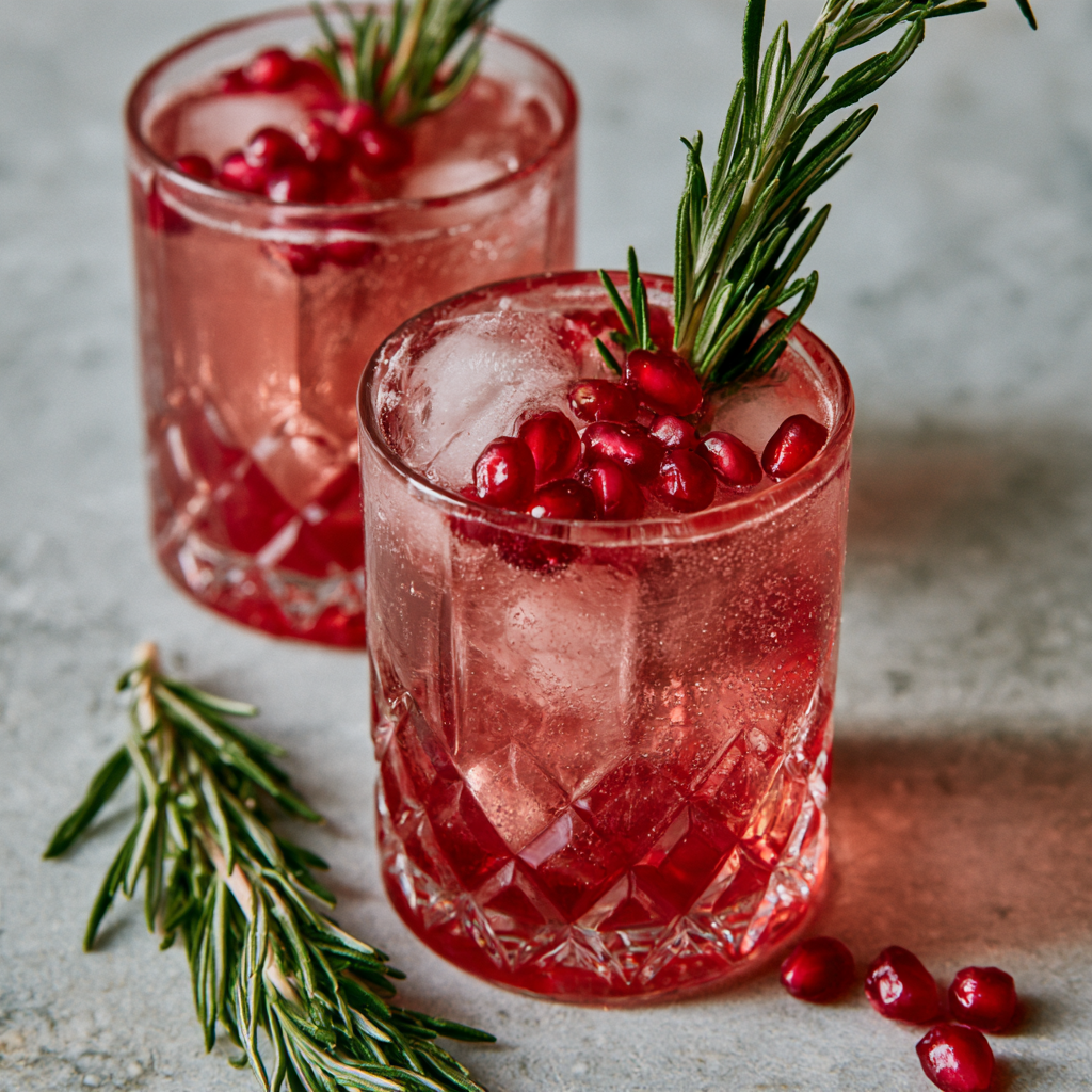 Pomegranate Rosemary Fizz 