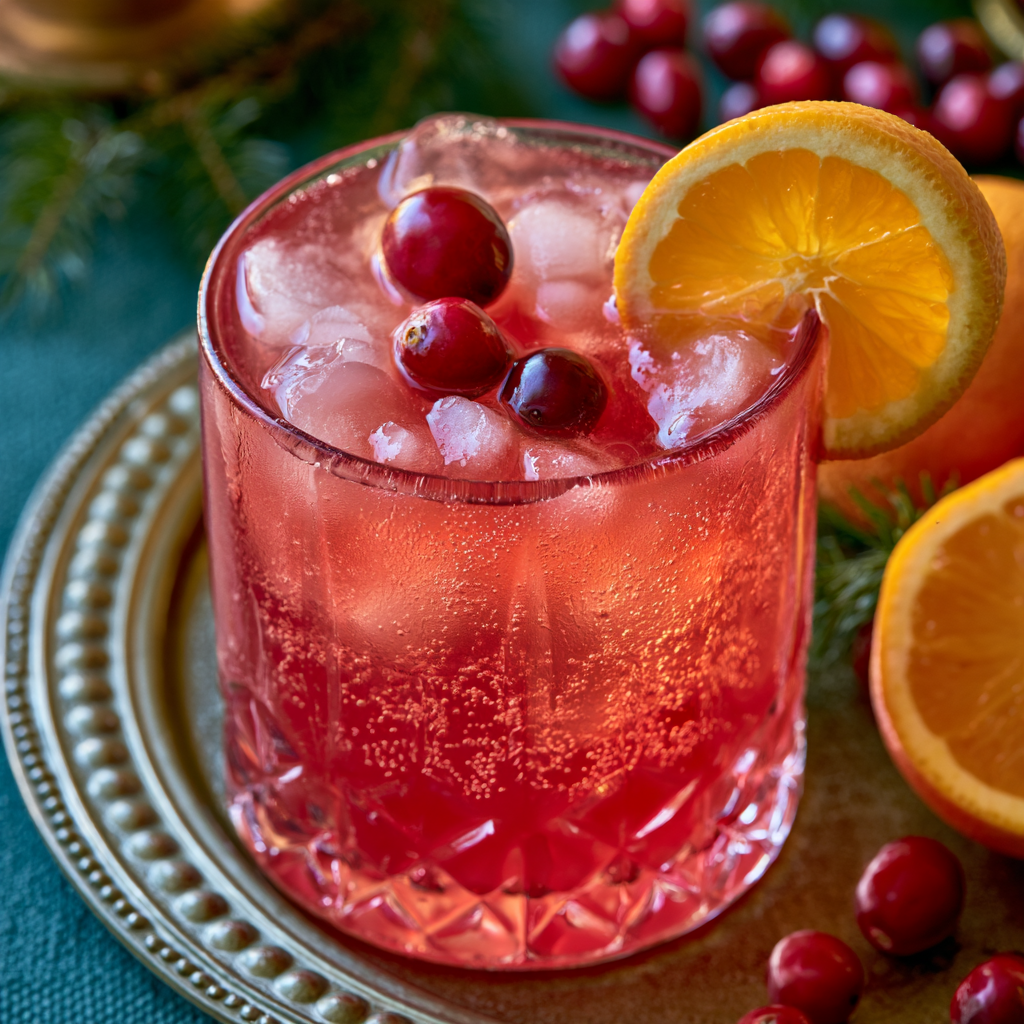 . Cranberry Orange Mocktail