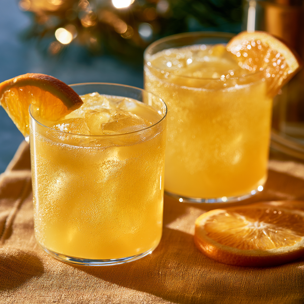 5. Orange Ginger New Year's Fizz
