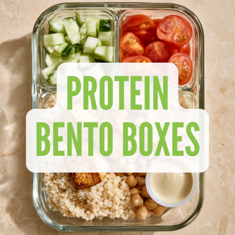 High-Protein Vegan Meal Prep Containers and Bento Boxes: A 5-Day Plan