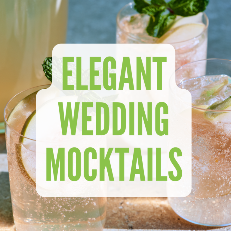 12 Elegant Wedding Mocktails & Large-Batch Pitcher Drinks