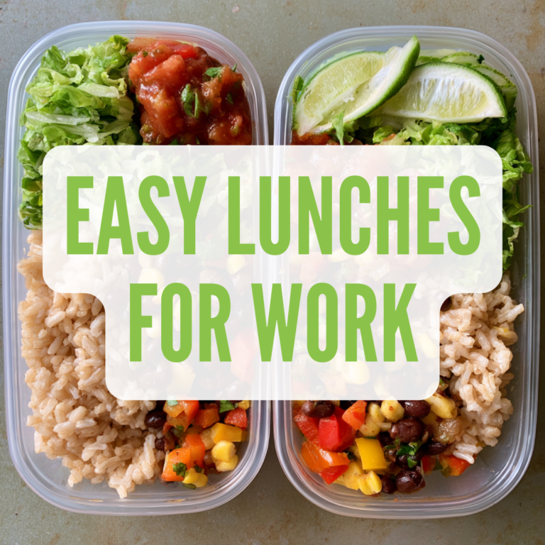 Easy Vegan Lunches for Work That You’ll Actually Look Forward To